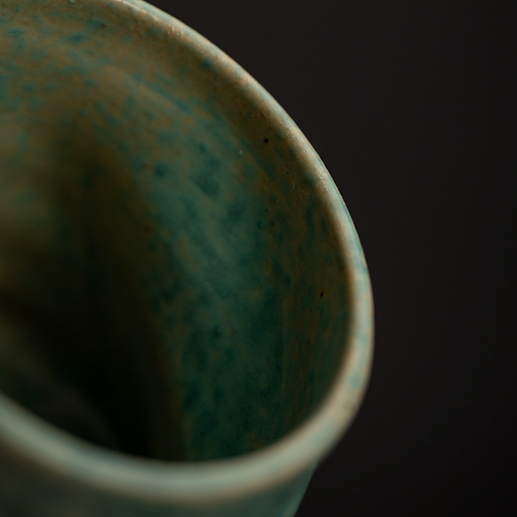 Four Seasons Kiln-Glazed Ceramic Cup – 230ml