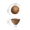 Fold-Edge Ceramic Bowl – 5 / 7 Inch