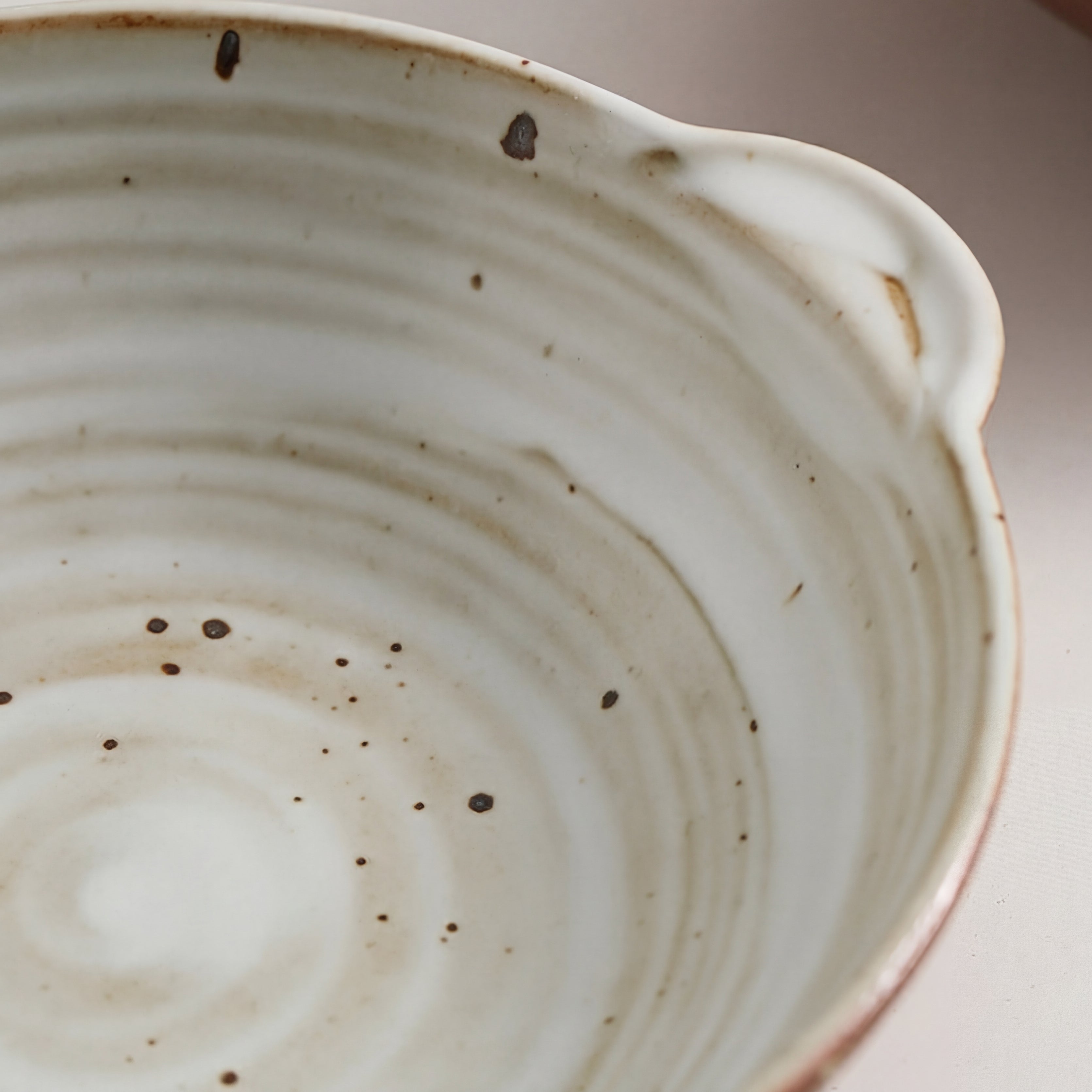 Double-Handle Ceramic Plate – 7.5 Inch