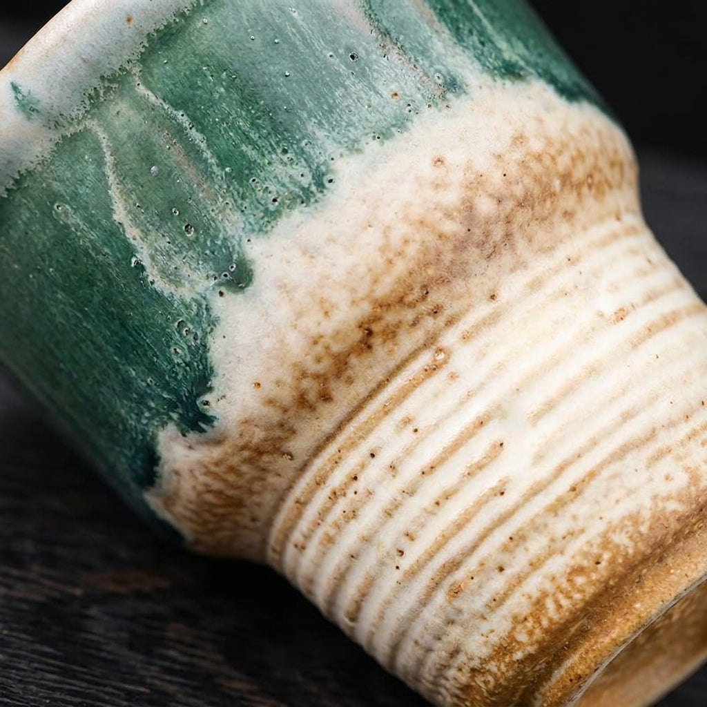 Japanese Wabi Sabi Coffee Cup & Creamer Set – 210ml
