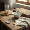 Scallop Shell Ceramic Serving Spoon – 30.5cm
