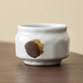Wabi-Sabi Kiln-Glazed Ceramic Tea Cup – 130ml