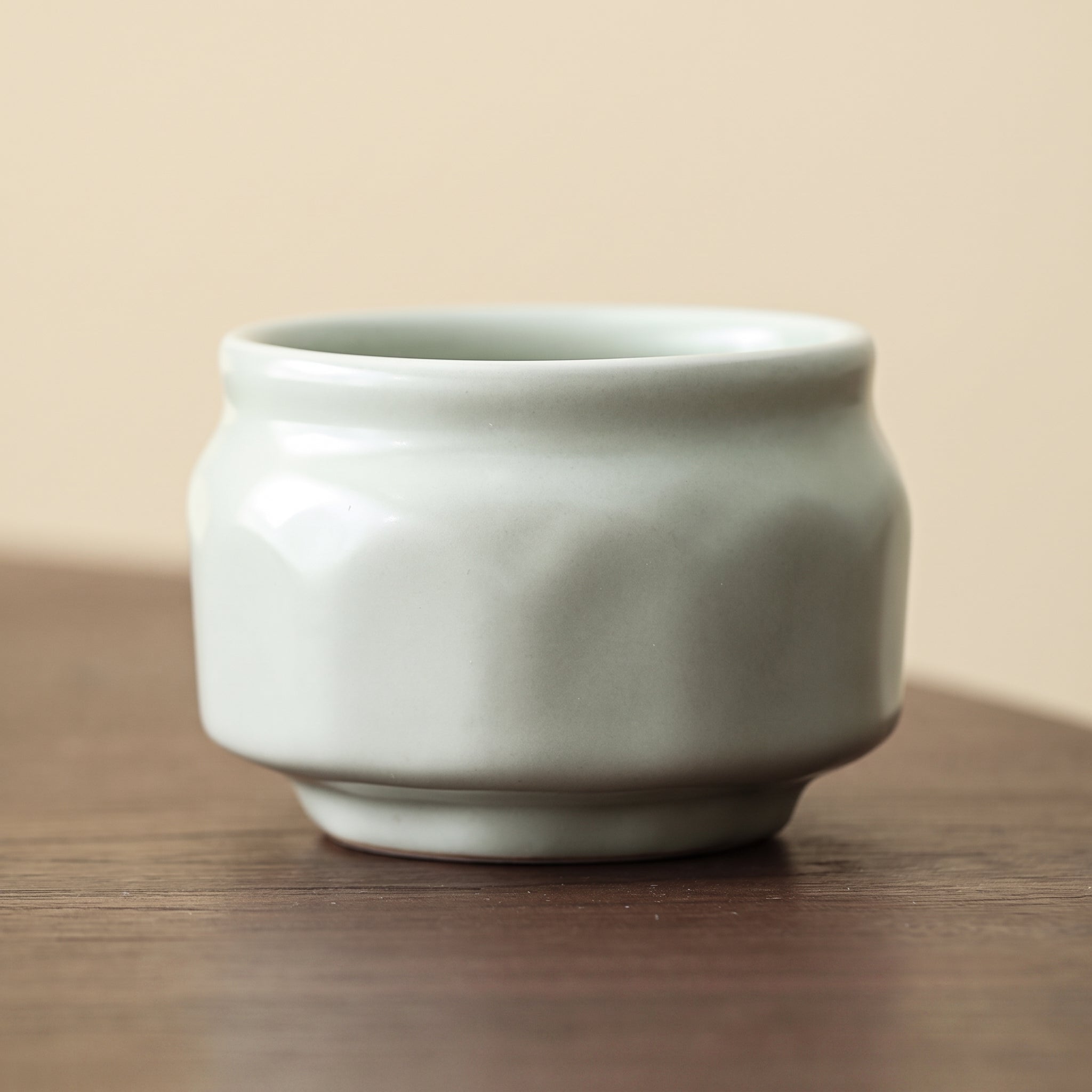 Wabi-Sabi Kiln-Glazed Ceramic Tea Cup – 130ml