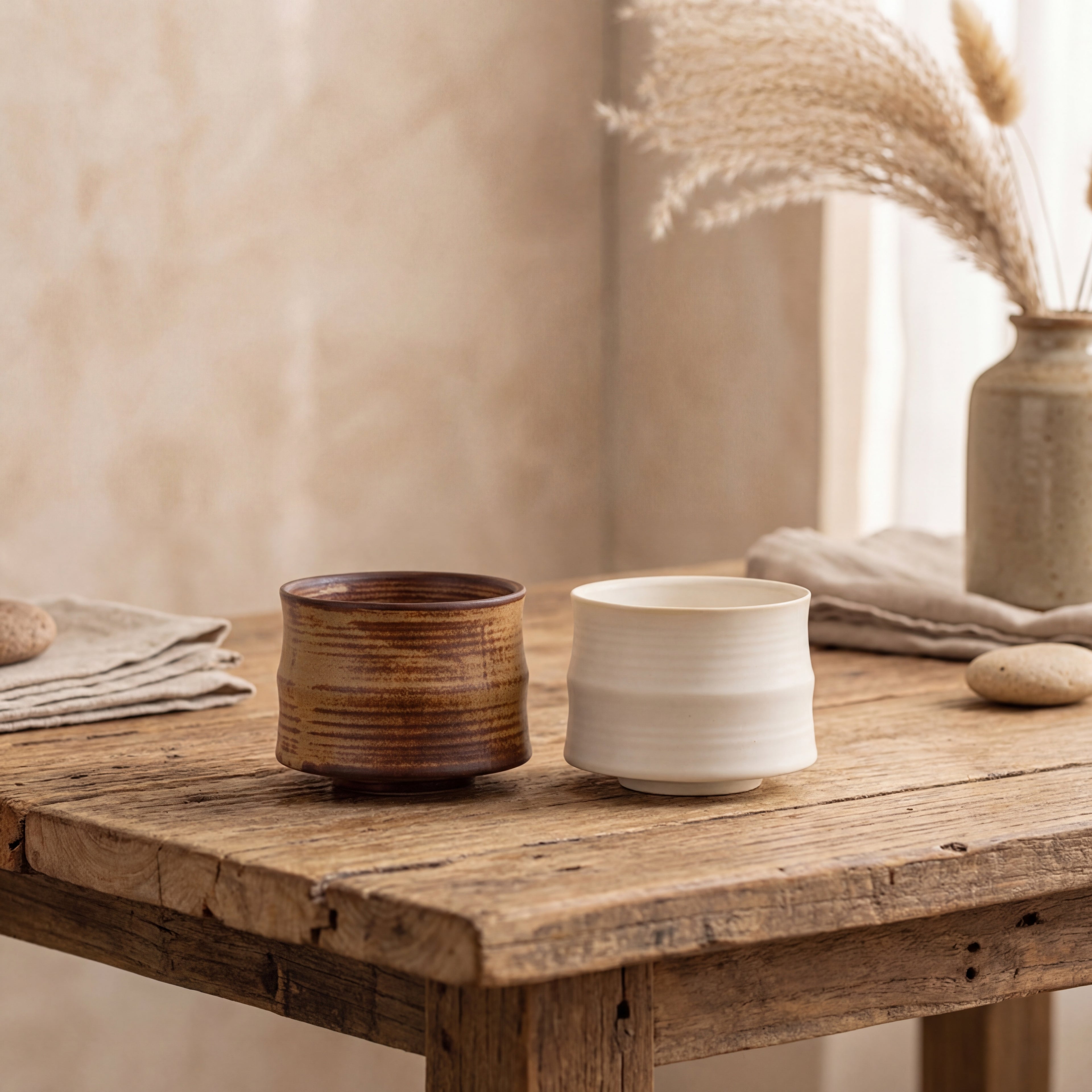 Rustic Kiln-Glazed Ceramic Tea Cup – 200ml