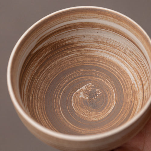 Half-Moon Ceramic Matcha Bowl – 480ml