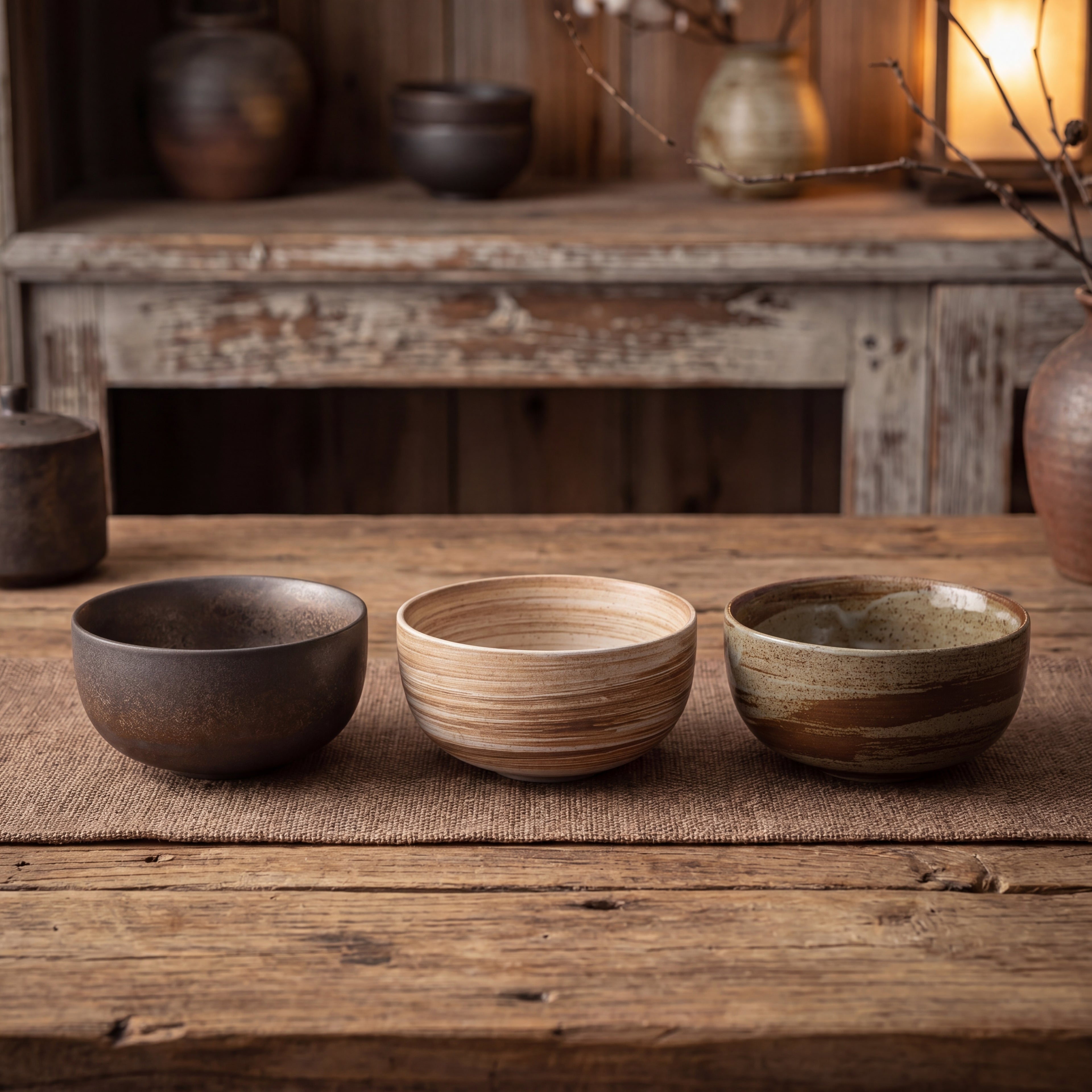 Half-Moon Ceramic Matcha Bowl – 480ml