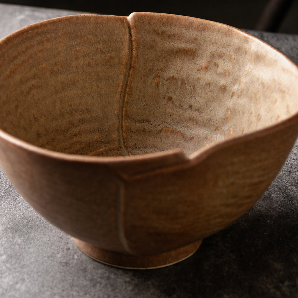 Fold-Edge Ceramic Bowl – 5 / 7 Inch