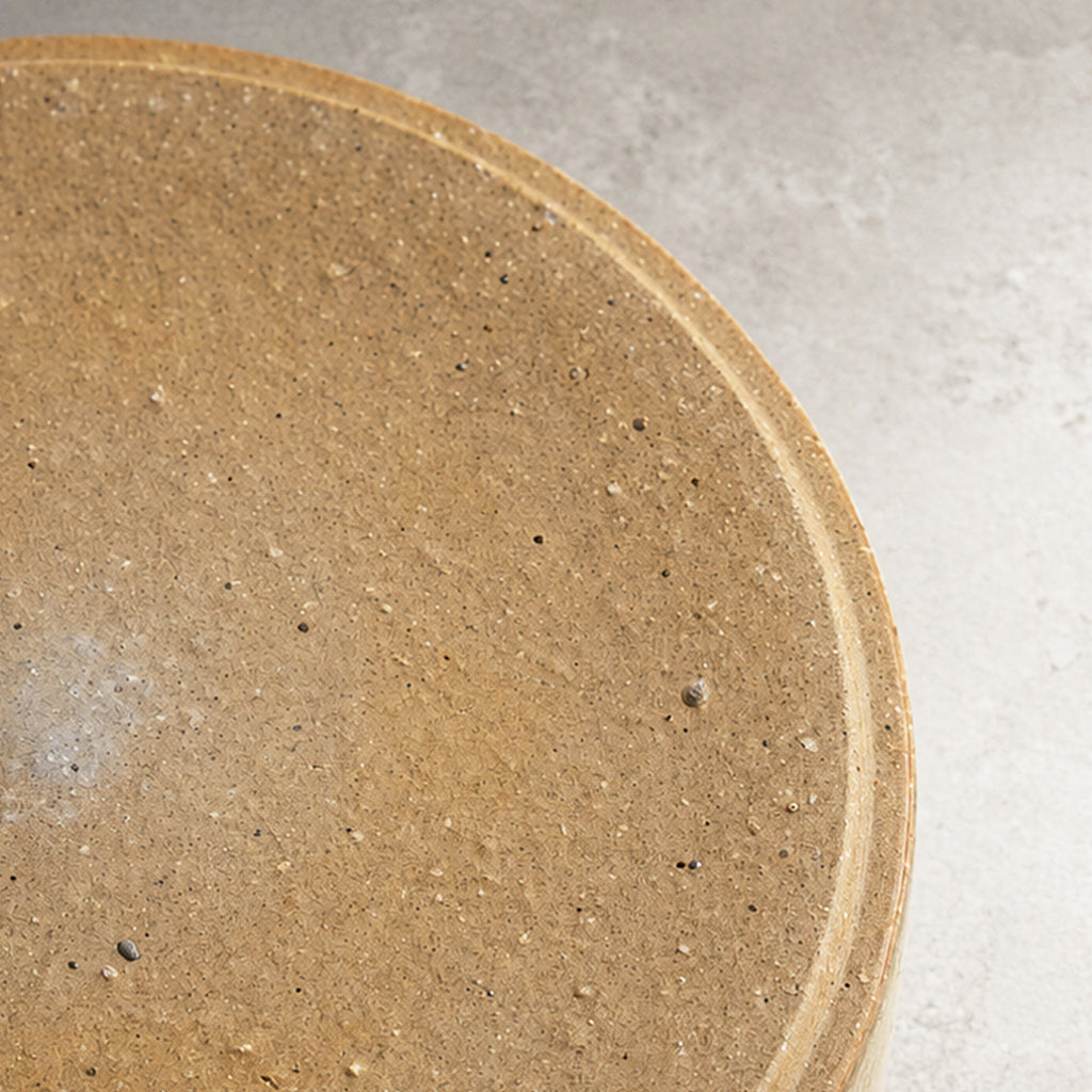 Rustic Kiln-Glazed Ceramic Deep Plate – 6.3 Inch