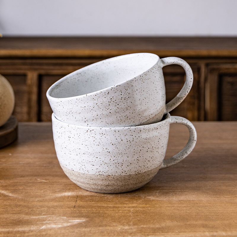 Rustic Large Pottery Mug – 550ml