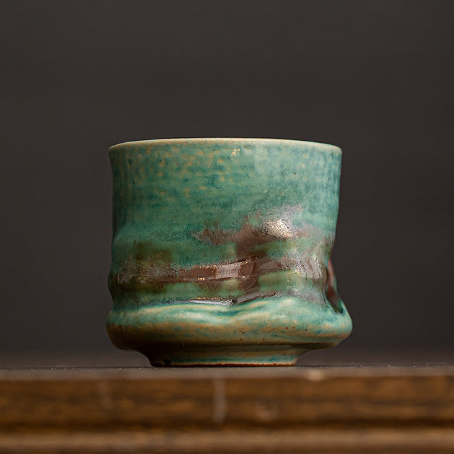 Four Seasons Kiln-Glazed Ceramic Cup – 230ml