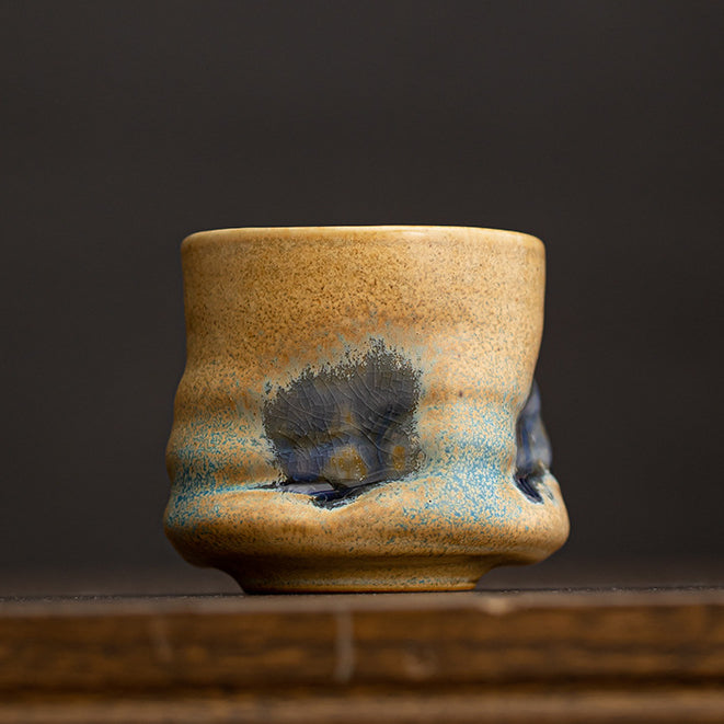 Four Seasons Kiln-Glazed Ceramic Cup – 230ml