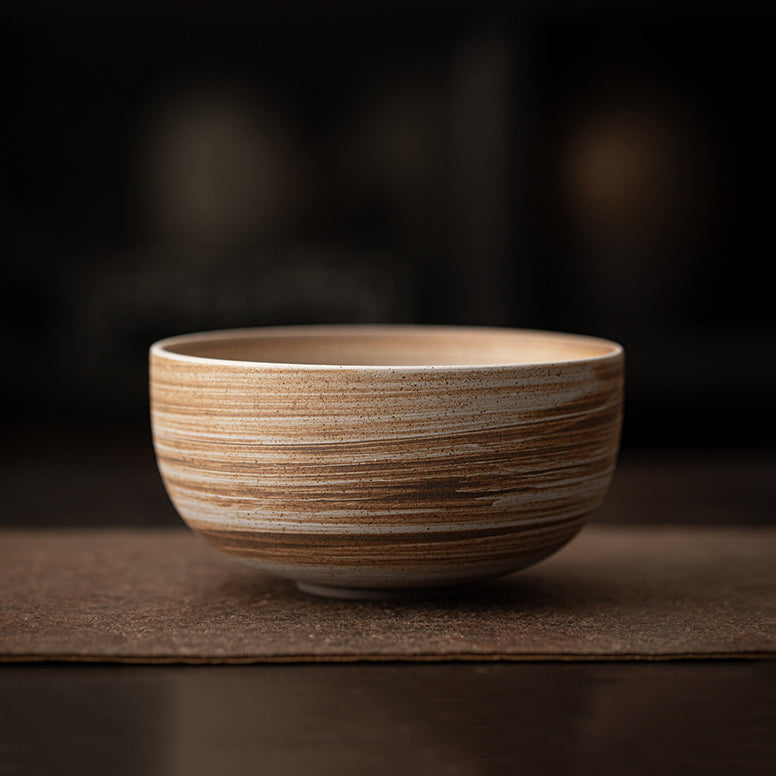 Half-Moon Ceramic Matcha Bowl – 480ml